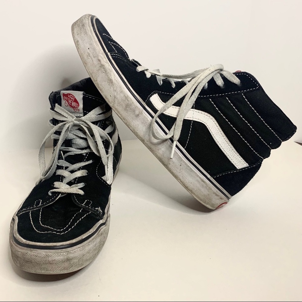 BLACK SK8-HI VANS